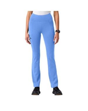 Jaanuu Perri Ultrasoft Yoga Scrub Pant - Blue