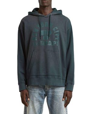 G-Star Logo Graphic Hoodie - Black
