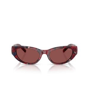 DIESEL 52Mm Cat Eye Sunglasses - Red
