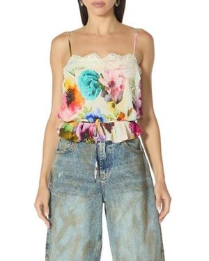 AFRM Healy Lace Trim Camisole - Blue