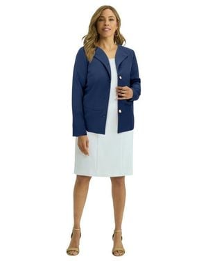 Jessica London Bi Stretch Lady Jacket - Blue