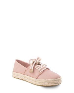 TOMS Carolina Lace-Up Espadrille - Pink