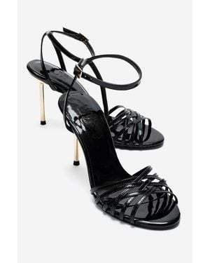 Prologue Shoes Lorion Stiletto Ankle Strap Pump - Black