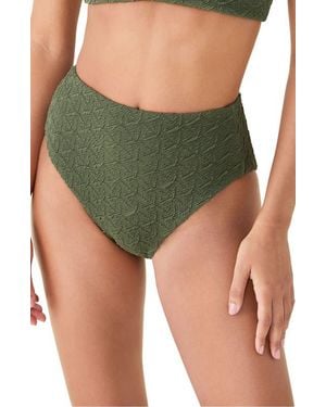 Andie The High Rise Bikini Bottoms - Green