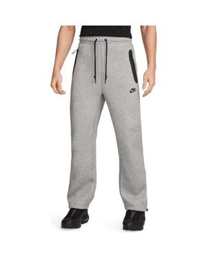 Nike Tech Fleece Open Hem Pants - Gray