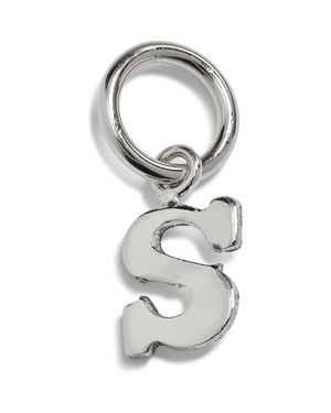 Nashelle Initial Charm - Gray