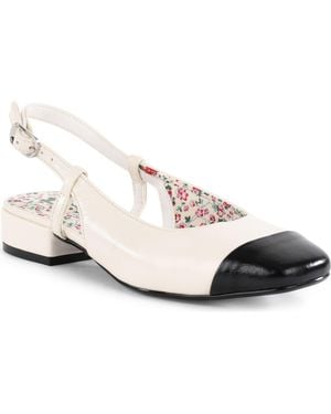 BC Footwear Dollface Slingback Pump - White