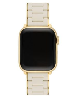 Michele Silicone 20Mm Apple Watch Watchband - Black