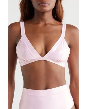 BOAMAR Aleida Triangle Bikini Top - White