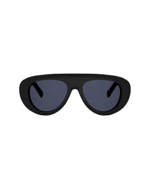 Celine Triomphe Stamp 57Mm Pilot Sunglasses - Blue