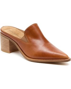 Kelsi Dagger Brooklyn Mason Pointed Toe Mule - Brown