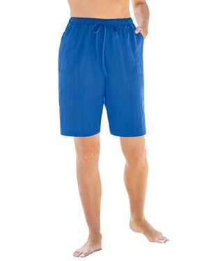 Swim 365 Taslon Cover Up Board Shorts With Built - Blue