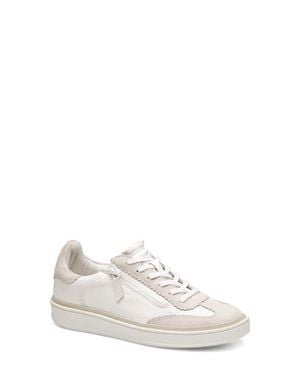 Johnston & Murphy Ashley Side Zip Sneaker - White