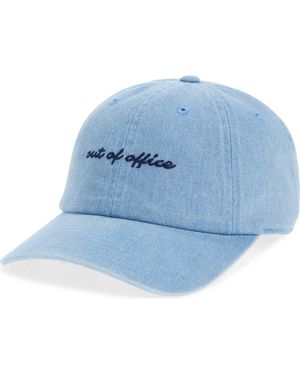 American Needle Out Of Office Embroidered Baseball Cap - Blue