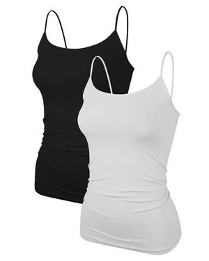 Malibu Sugar Two Camisoles - Black
