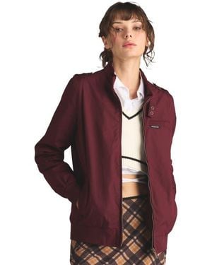 Members Only Classic Iconic Racer Jacket - Red