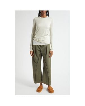 JW Anderson Draped Double Layer T-Shirt - White