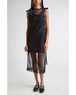 ワンピース SIMONE ROCHA RIBBED MULTI SNAP BIAS CUT DRESS Simone Rocha Ribbed Multi Snap Bias Cut Dress Simone Rocha