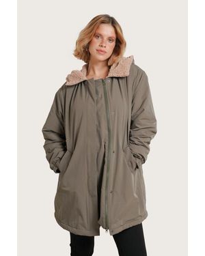 Nom Maternity Scottie Before & After Maternity Coat - Brown