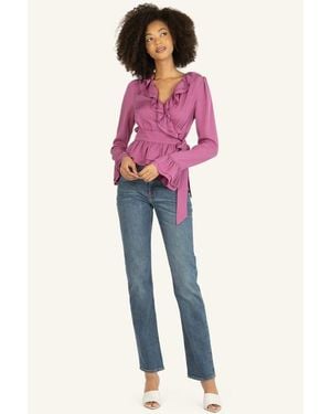 SECRET MISSION Noelle Blouse - Red