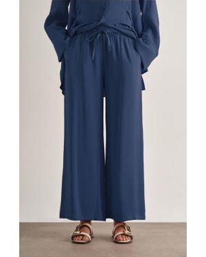 Mizalle Relaxed Pants - Blue
