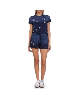 Lauren Moshi Ursula Vintage Stars Top - Blue