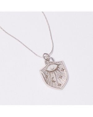 LIVY Protective Eye Expandable Necklace - White