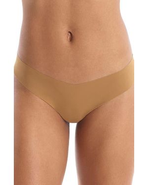 Commando Solid Thong - Brown