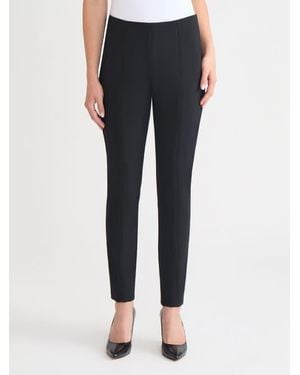 Misook Nia Slim Leg Luxestretch Ponte Pant - Blue