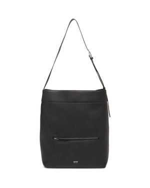Tom Ford Soft Line Leather Bucket Bag - Black