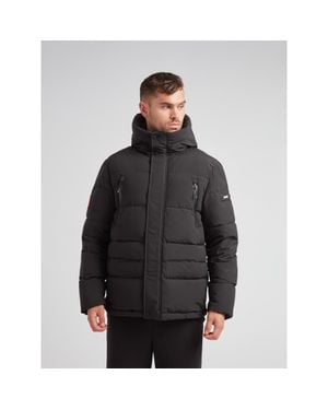 Jacket Ez Frontier Prime Hooded Puffer Coat - Gray