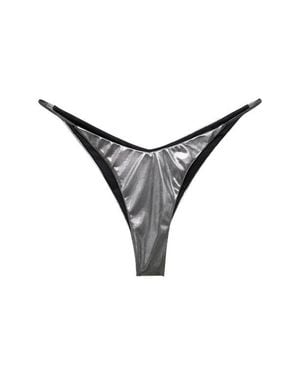 Mango Metallic Bikini Bottoms