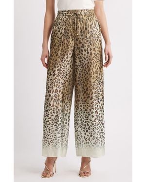 Kobi Halperin Print Ombré Wide Leg Pants - Multicolor
