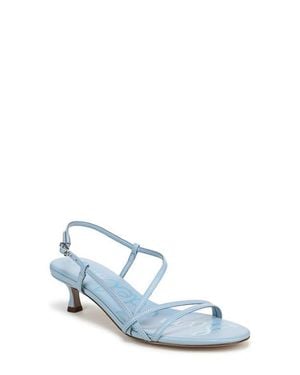 Sam Edelman Cora Slingback Kitten Heel Sandal - Blue