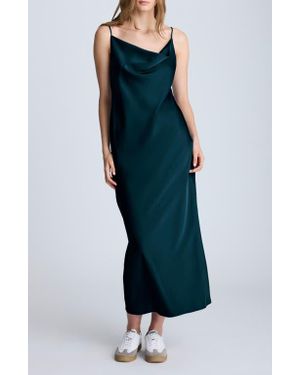 Kenneth Cole Cowl Neck Slipdress - Blue