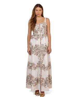 Hale Bob Jream Cotton Poplin Maxi Dress - Natural