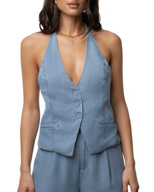 JLUXLABEL Downtown Vest Top - Blue