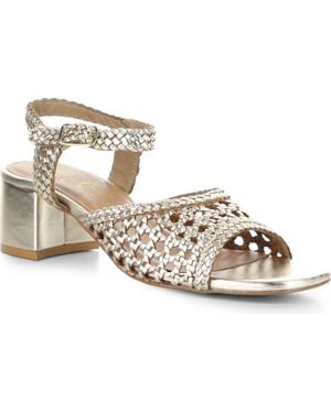 Bos. & Co. Wendi Ankle Strap Sandal - Metallic