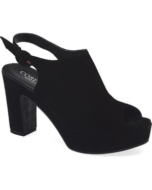 Cordani Tess Slingback Platform Sandal - Black