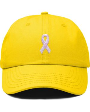 Alix Ribbon Dad Cap - Yellow