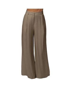 JLUXLABEL Monaco Wide Leg Pant - Brown