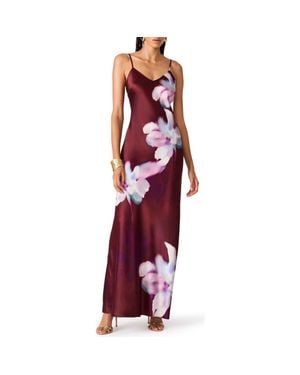 Steve Madden Atara Print Maxi Dress - Red