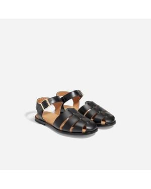 Nisolo Mira Fisherman Sandal - Black