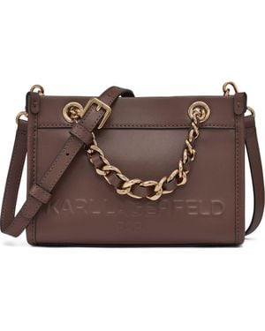 Karl Lagerfeld Savoie Crossbody - Brown