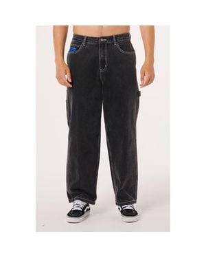 Rip Curl Raw Energy Baggy Carpenter Pants - Black