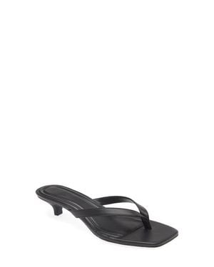 Open Edit Tori Kitten Heel Sandal - White