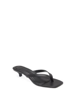 Open Edit Tori Kitten Heel Sandal - White
