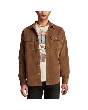 Lucky Brand Finewale Corduroy Workshirt - Brown