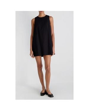 French Connection Copper Sleeveless Shift Minidress - Black