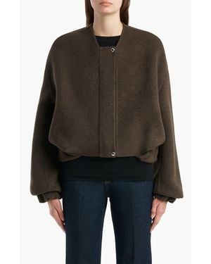 KHAITE Cordan Wool Jacket - Black